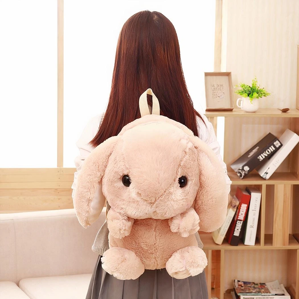 Sac à Dos En Peluche Lapin Pour Fille – Image 3