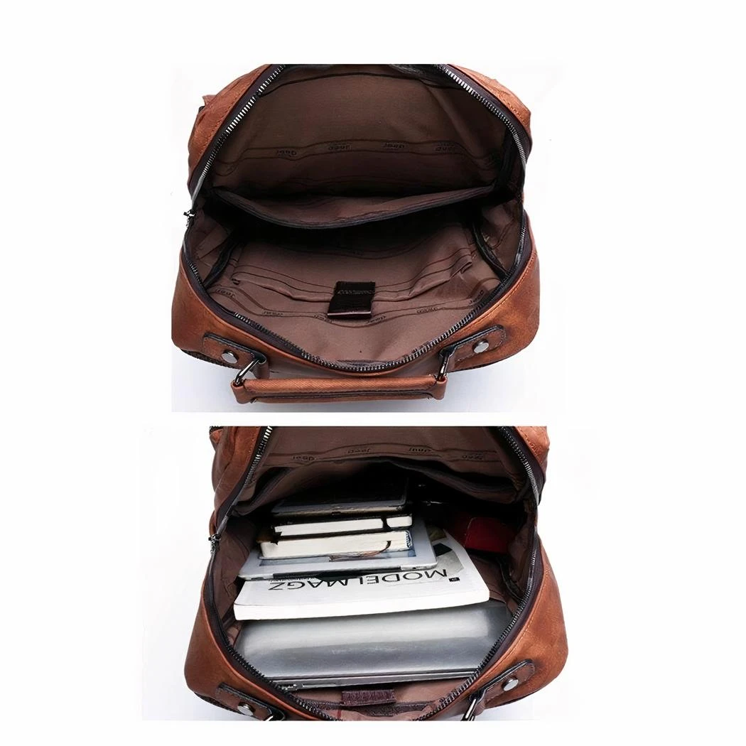 Sac à Dos Design En Cuir Pour Homme – Image 3