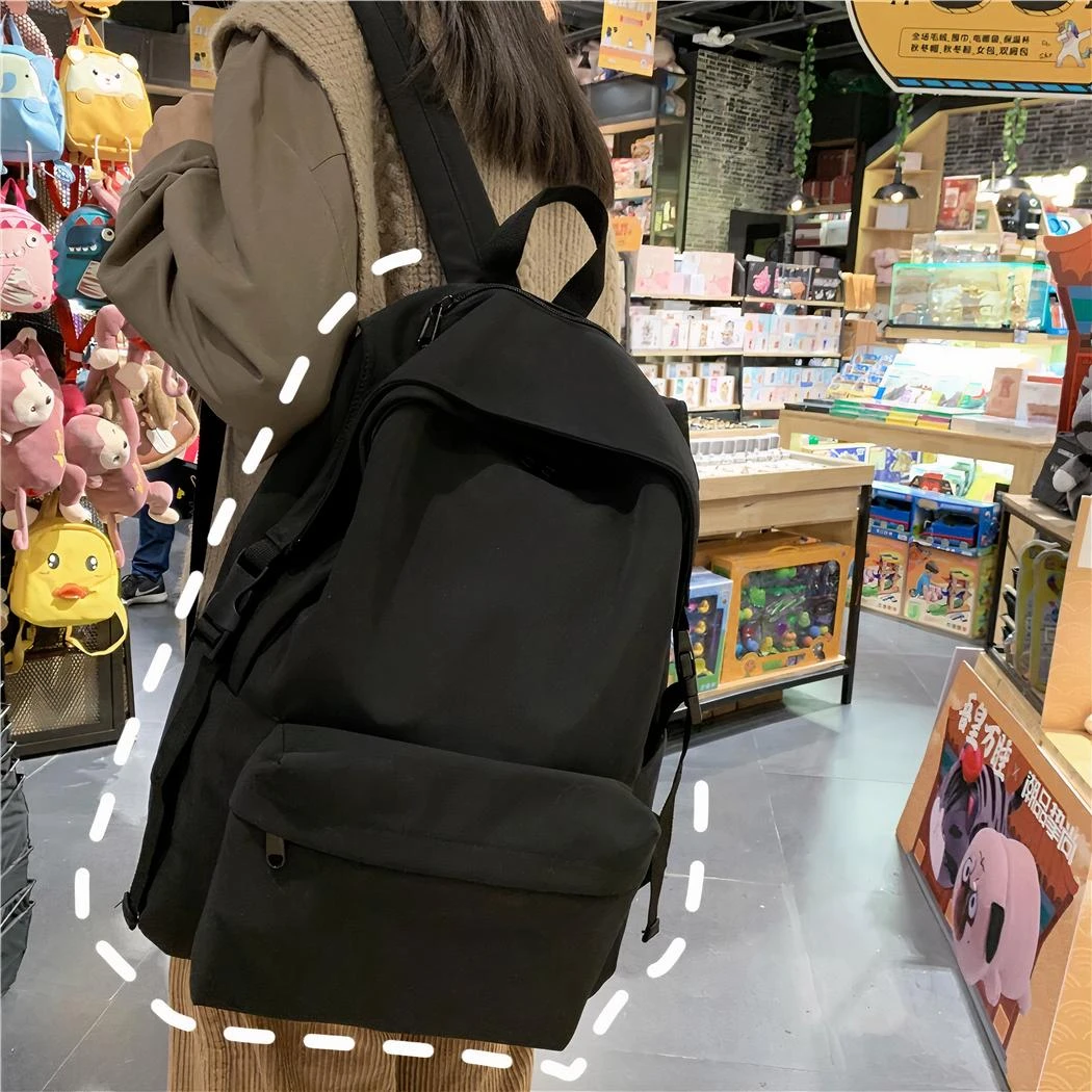 Sac à Dos Style Décontracté En Tissu Doux – Image 4