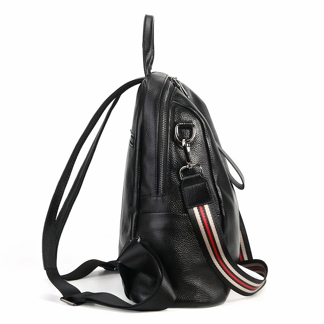 Sac à Dos Femme Grande Capacité En Cuir – Image 3