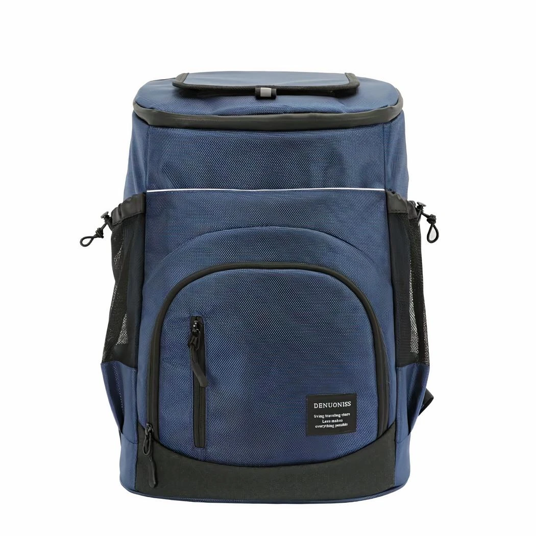 Sac à Dos Isotherme Couleur Unie Avec Glacière – Image 6