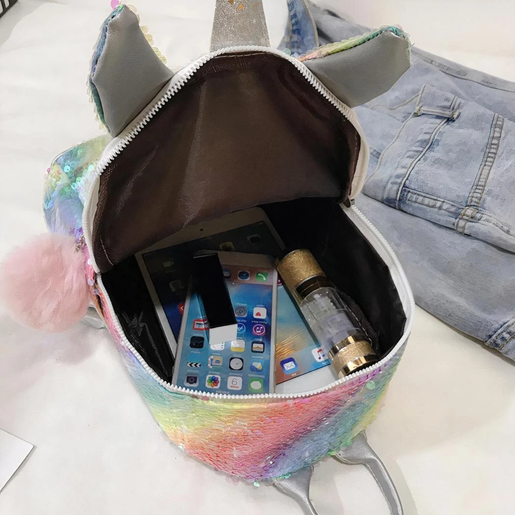 Sac à Dos Licorne à Paillettes – Image 5