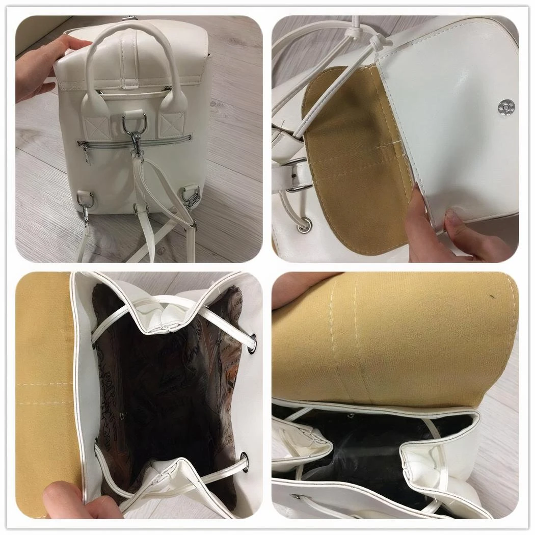 Sac à Dos Rétro En Cuir Synthétique Pour Femme – Image 3