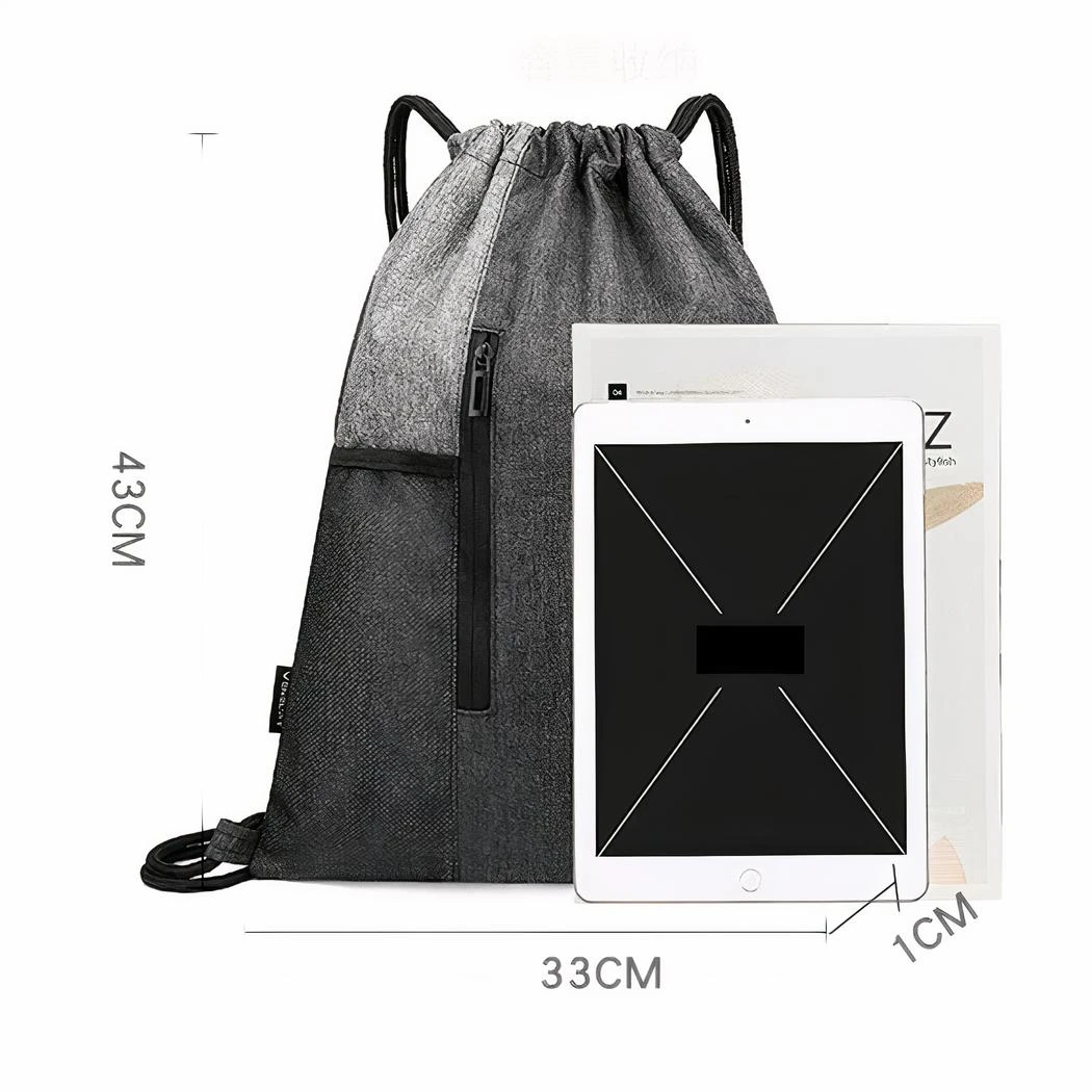 Sac à Dos Sport Deux Tons à Cordon – Image 5