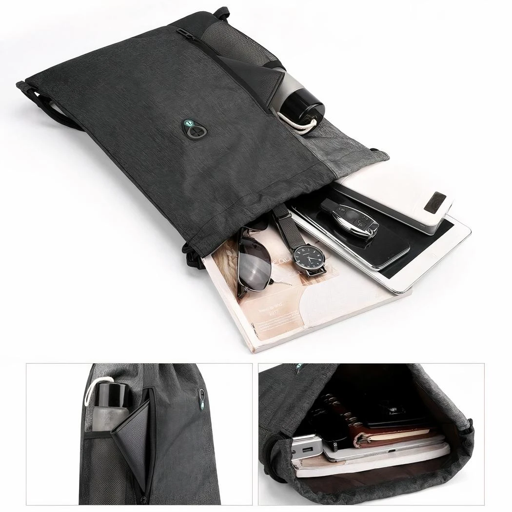 Sac à Dos Sport Deux Tons à Cordon – Image 4