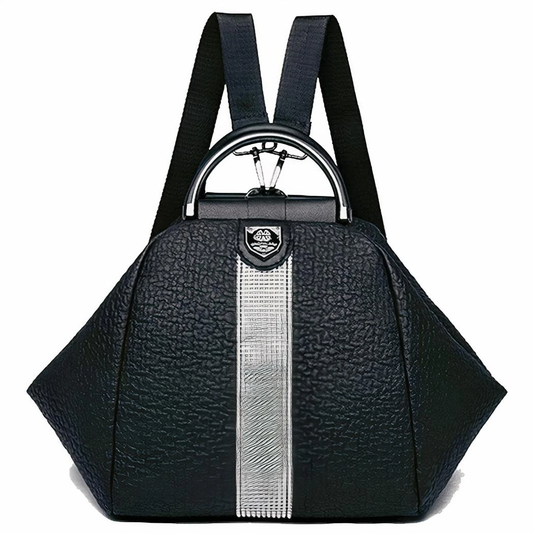 Sac à Dos Modulable Pour Femme En Cuir Synthétique – Image 5