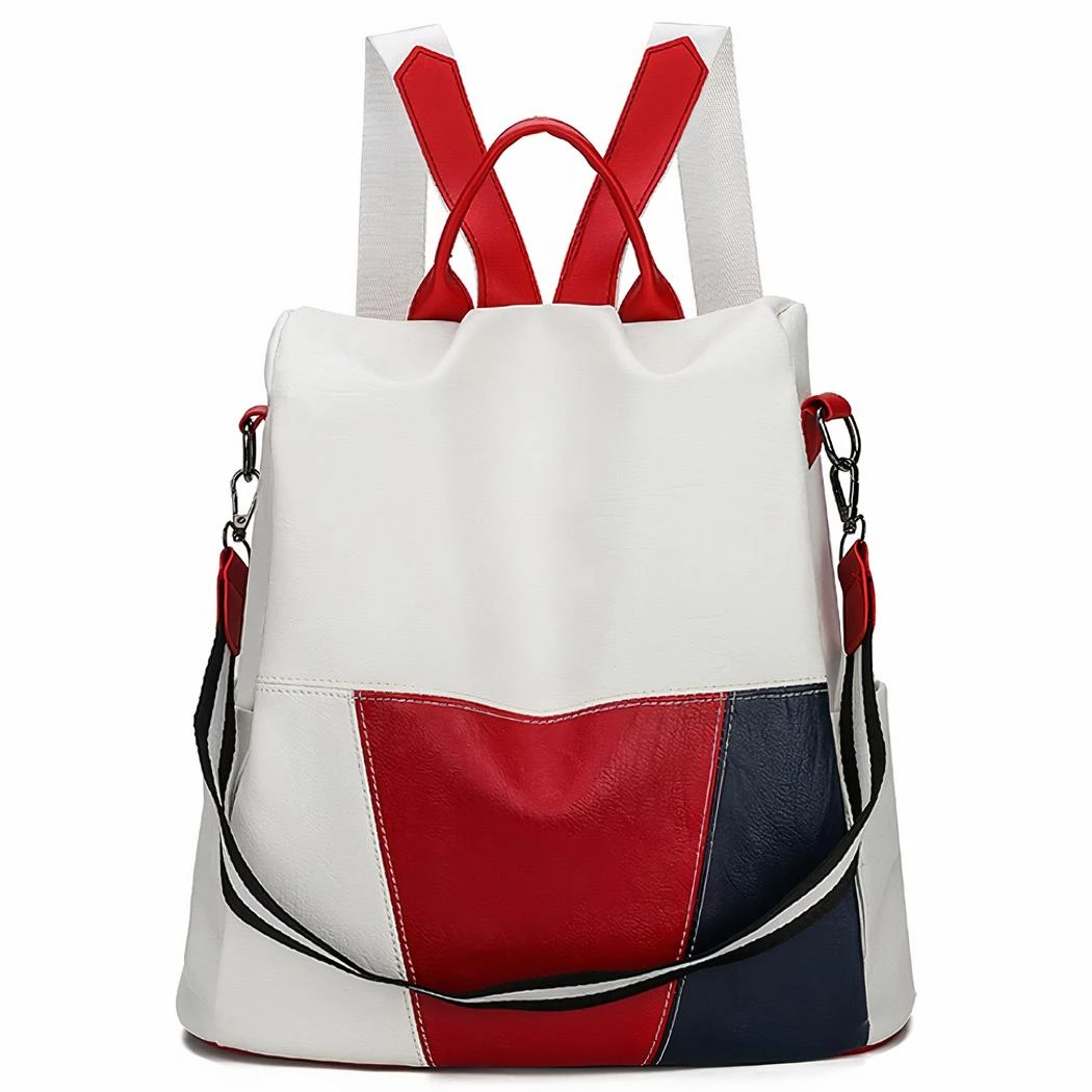 Sac à Dos Luxe Tricolore Pour Femme – Image 7