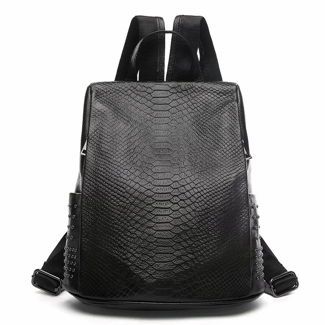 Sac à Dos élégant Motif Croco Pour Femme – Image 9