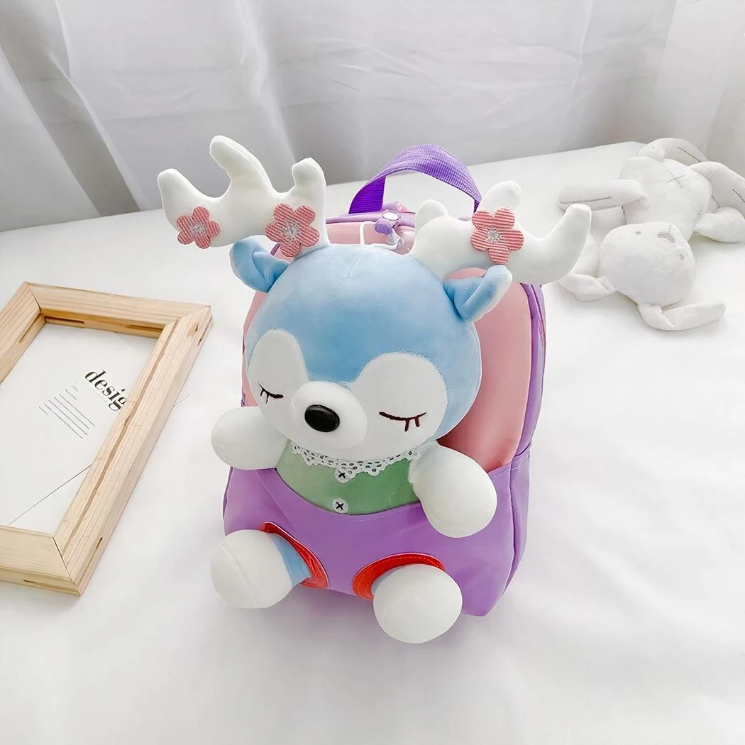 Sac à Dos D’école En Peluche Pour Enfant – Image 5