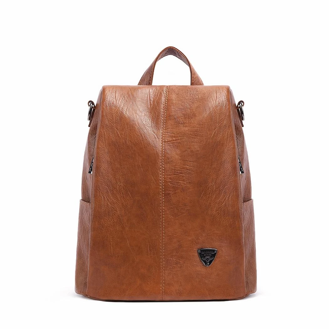 Sac à Dos Original En Cuir Véritable Pour Femme – Image 2