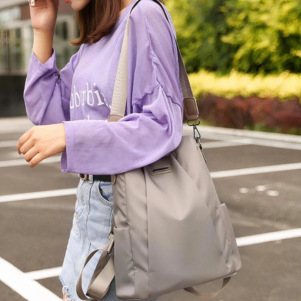 Sac à Dos En Tissu Oxford Antivol élégant Pour Femme – Image 9