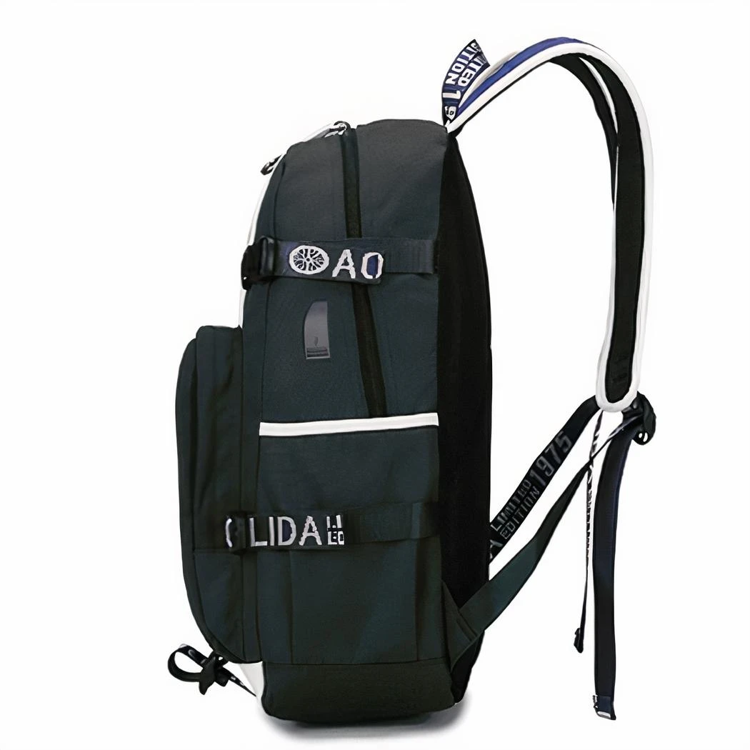 Sac à Dos Noir Naruto Avec Motif Itachi Uchiwa – Image 2