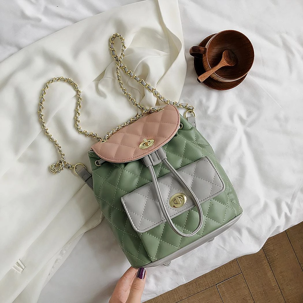 Sac à Dos Femme Petit Format Matelassé – Image 2