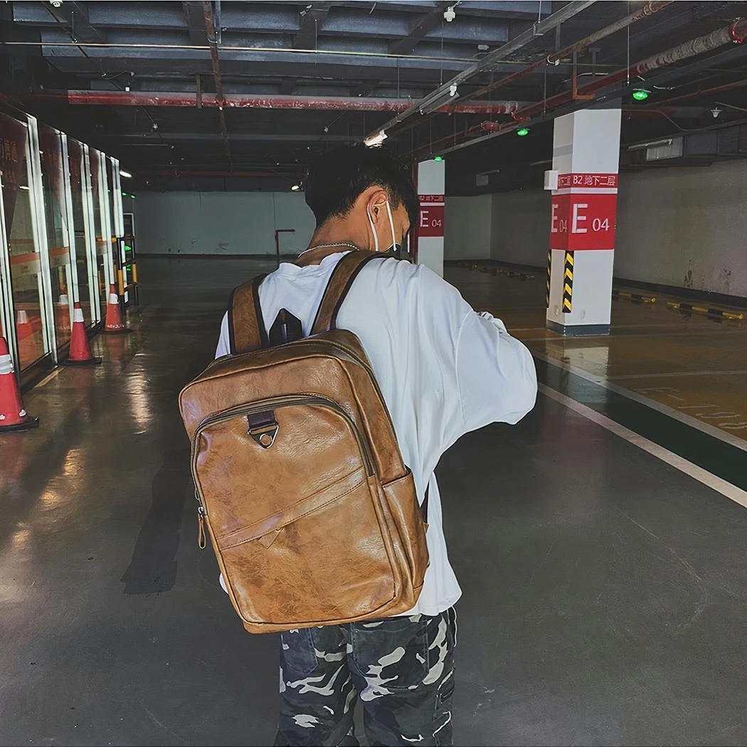 Sac à Dos D’ordinateur En Similicuir – Image 12