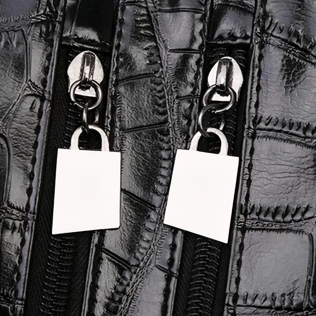 Sac à Dos Femme Multi-zip Croco – Image 5