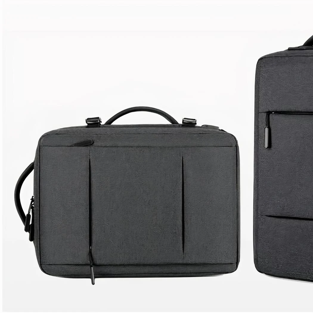 Sac à Dos Ergonomique De Voyage Uni Gris Foncé – Image 8