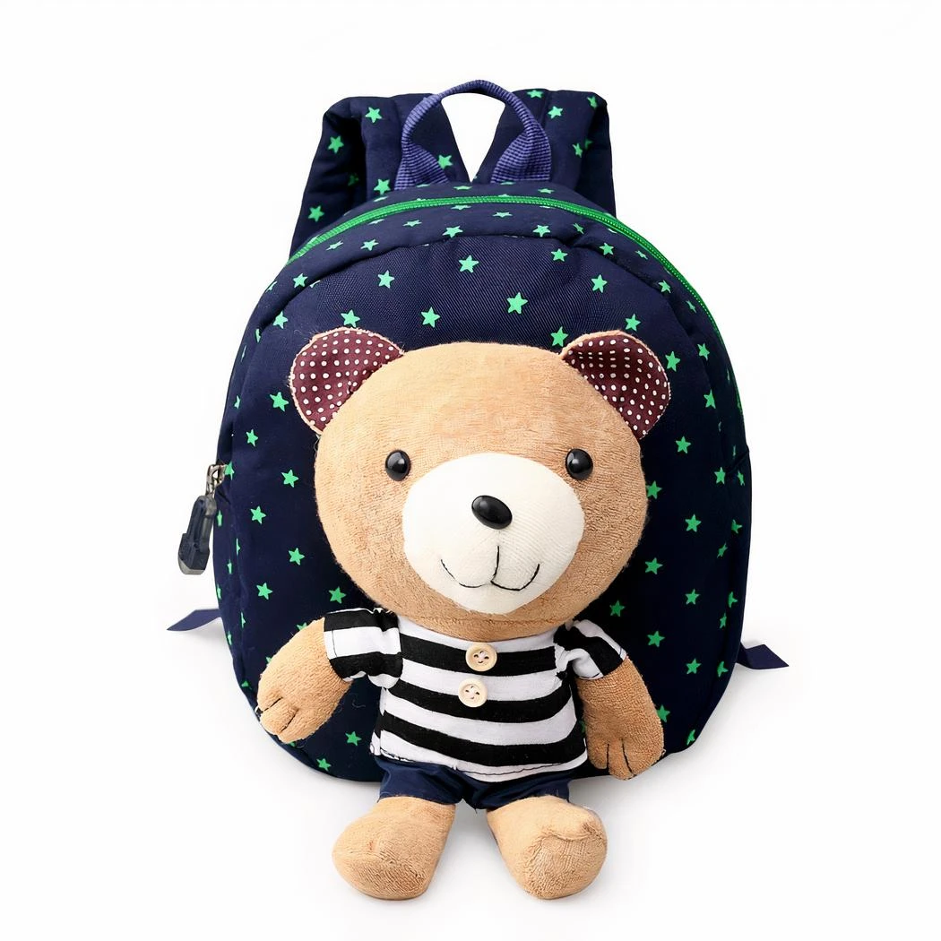 Sac à Dos Maternelle Avec Ourson En Peluche – Image 2