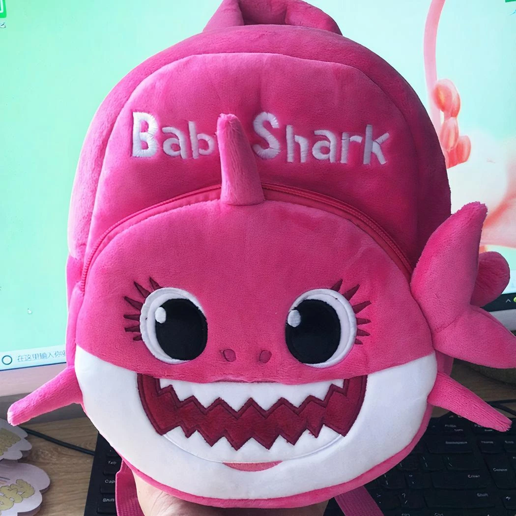 Sac à Dos Baby Shark En Peluche Pour Enfant – Image 3