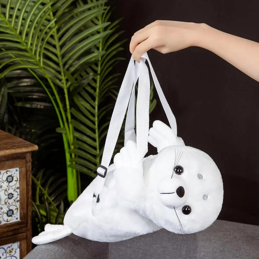 Sac à Dos Peluche Bébé Phoque Pour Enfant – Image 4