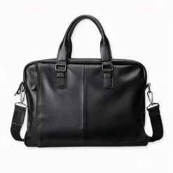 Cartable Homme Porte-documents En Cuir Noir