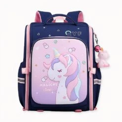 Cartable Licorne Rose Imperméable Pour Fille