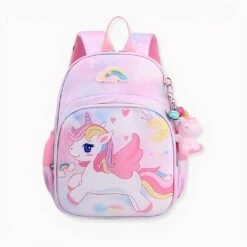 Cartable Licorne Volante Rose Pour Fille