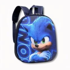 Sac à Dos Sonic Avec Coque Rigide Pour Enfant
