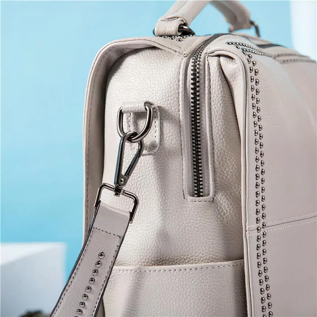 Sac à Dos Carré En Cuir De Vache – Image 14