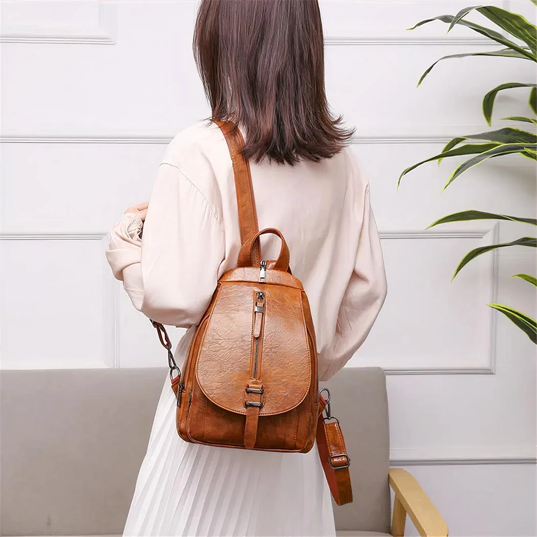 Sac à Dos été En Similicuir Pour Femme – Image 12