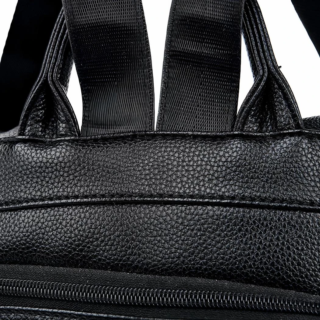 Sac à Dos D’ordinateur élégant En Cuir Végan Pour Femme – Image 10