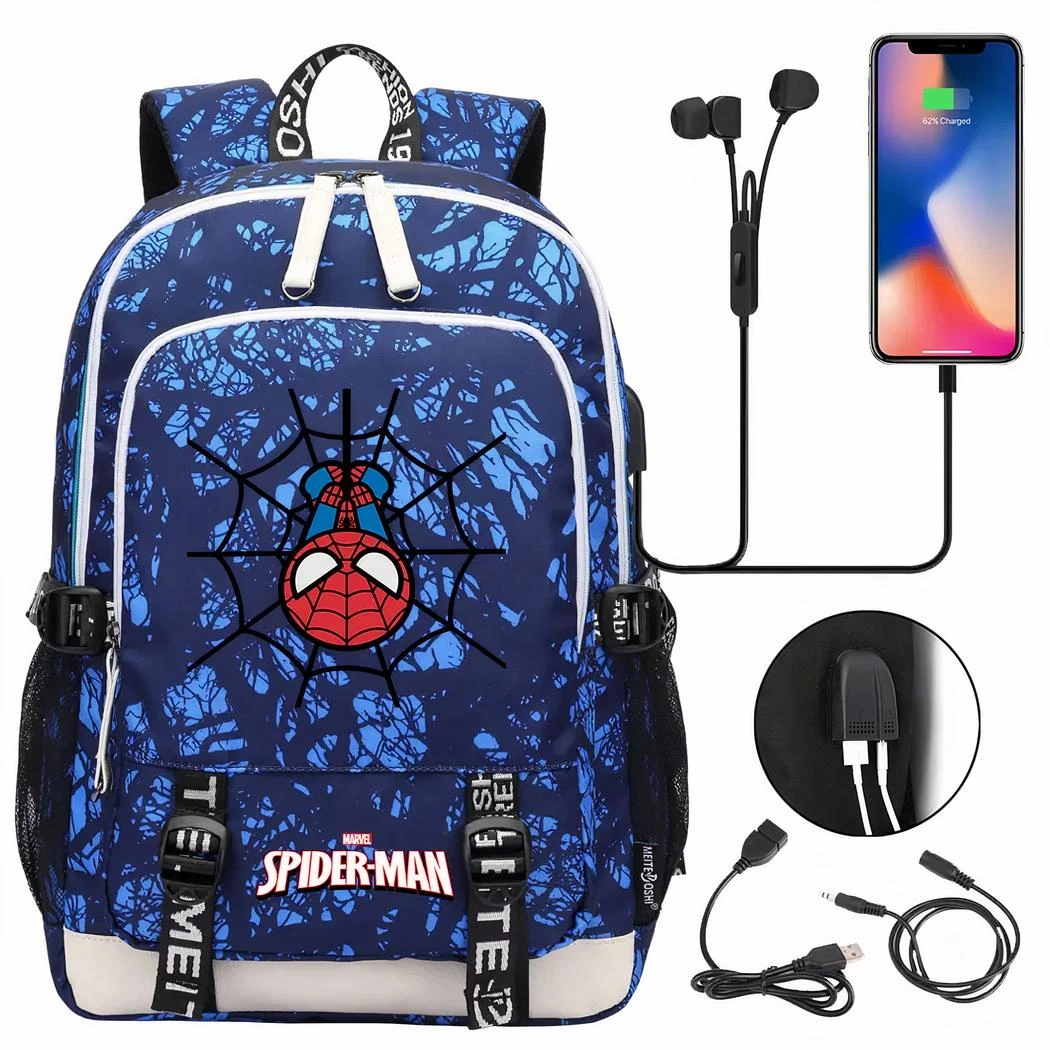 Sac à Dos Spiderman Avec Chargeur – Image 4