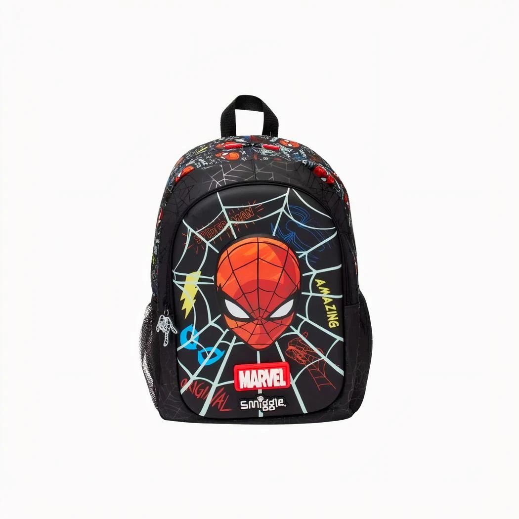 Sac à Dos Spiderman Noir à Motifs