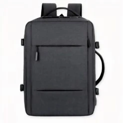 Sac à Dos Ergonomique De Voyage Uni Gris Foncé