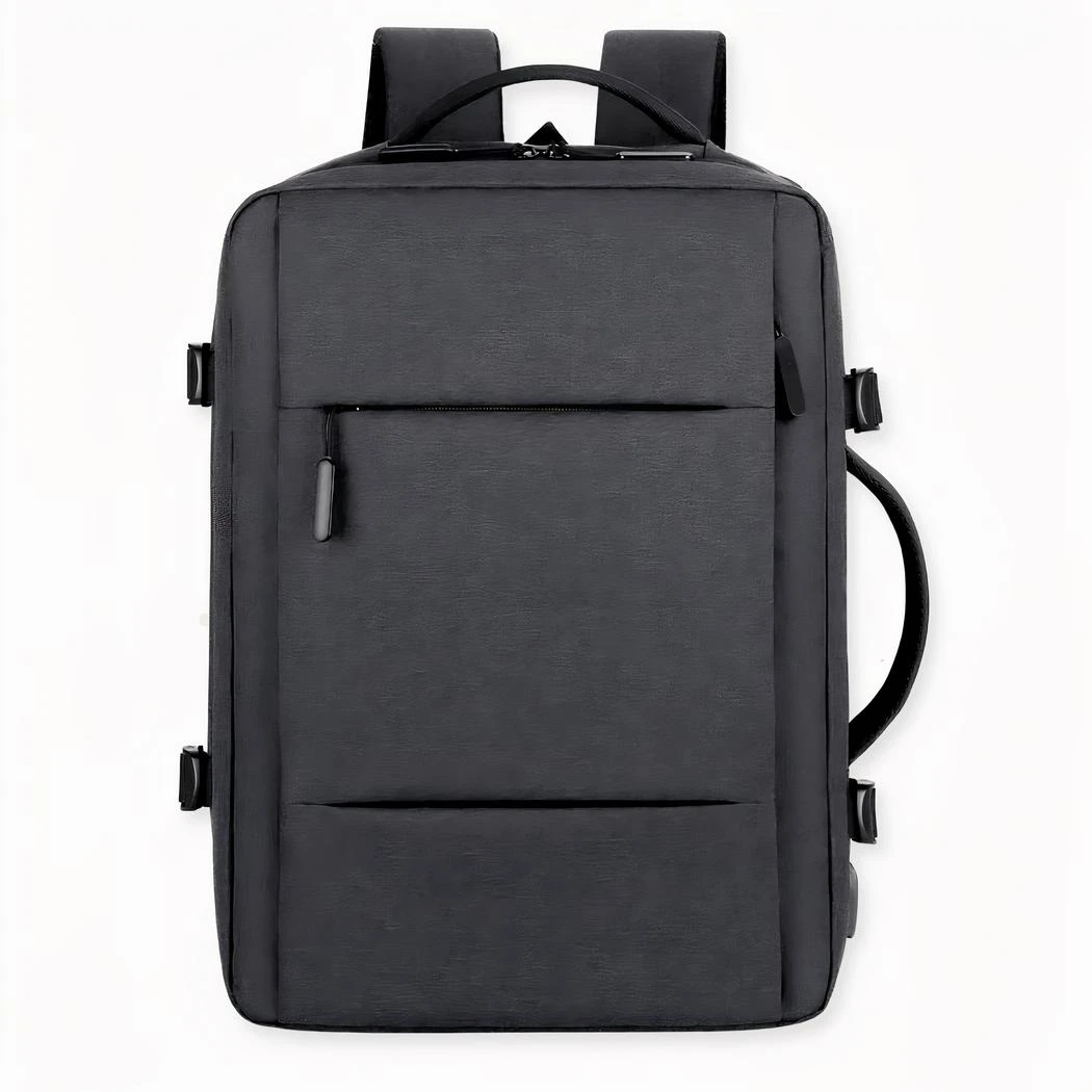 Sac à Dos Ergonomique De Voyage Uni Gris Foncé