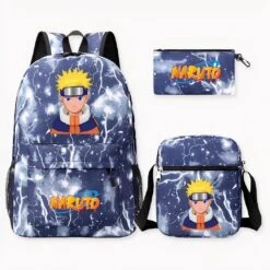 Sac à Dos Naruto Bleu Avec éclairs
