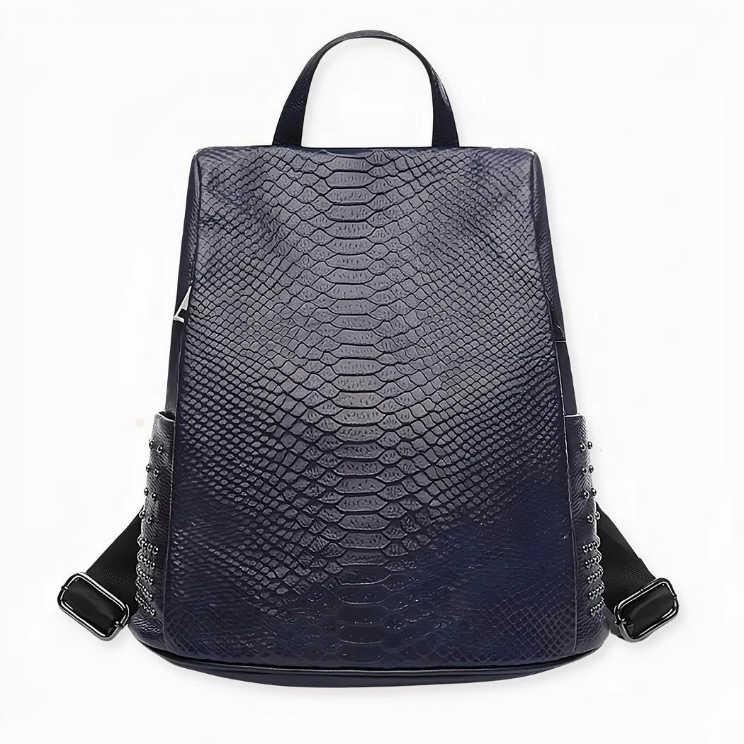Sac à Dos élégant Motif Croco Pour Femme