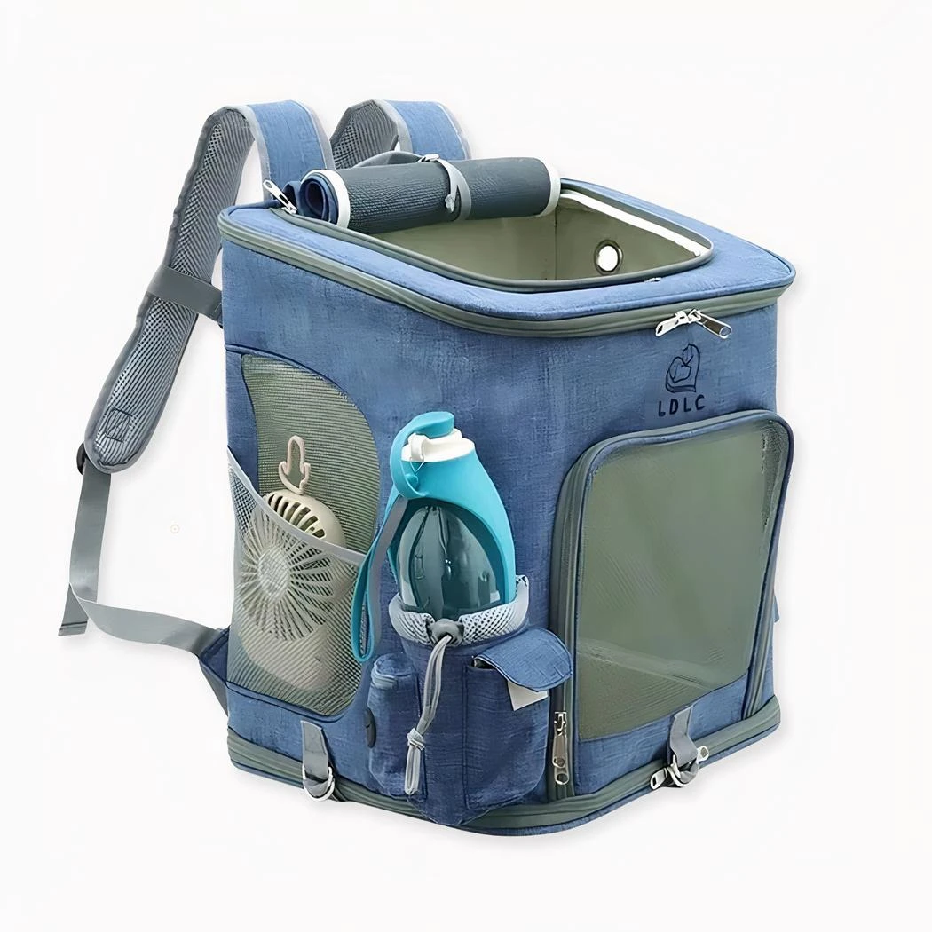 Sac à Dos Pour Chat En Tissu Avec Rangement