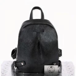 Sac Ă Dos Luxe En Cuir Noir