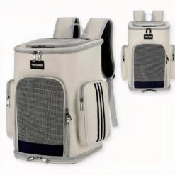 Sac à Dos Respirant Double Poche Pour Animaux