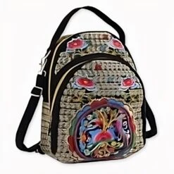 Sac à Dos Vintage Brodé