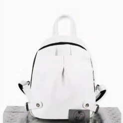 Sac Ă Dos Luxe En Cuir Blanc