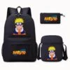 Sac à Dos Naruto Noir Trois Pièces