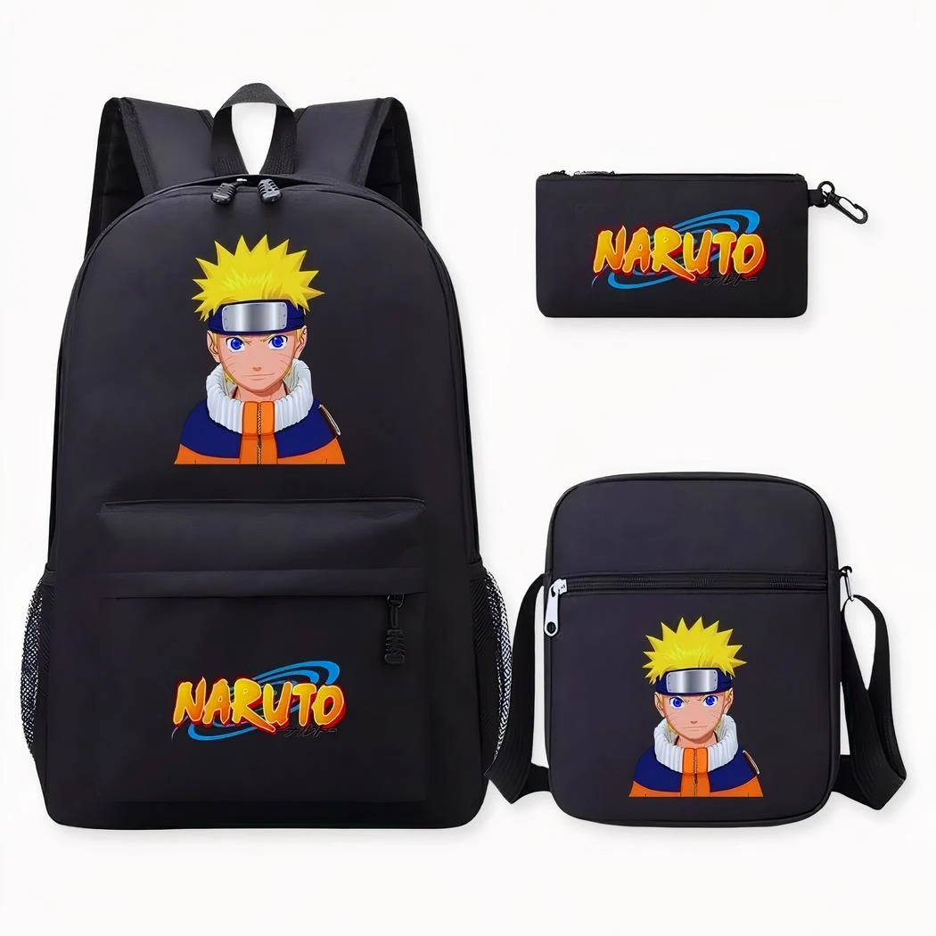 Sac à Dos Naruto Noir Trois Pièces