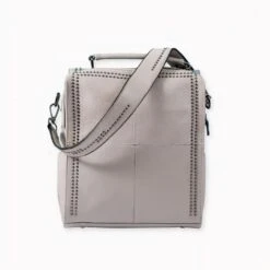 Sac à Dos Carré En Cuir De Vache