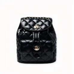 Sac à Dos Matelassé En Cuir Synthétique