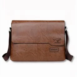 Cartable Bandoulière En Simili Cuir Pour Homme