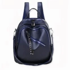 Sac Ă Dos Similicuir Femme Couleur Unie