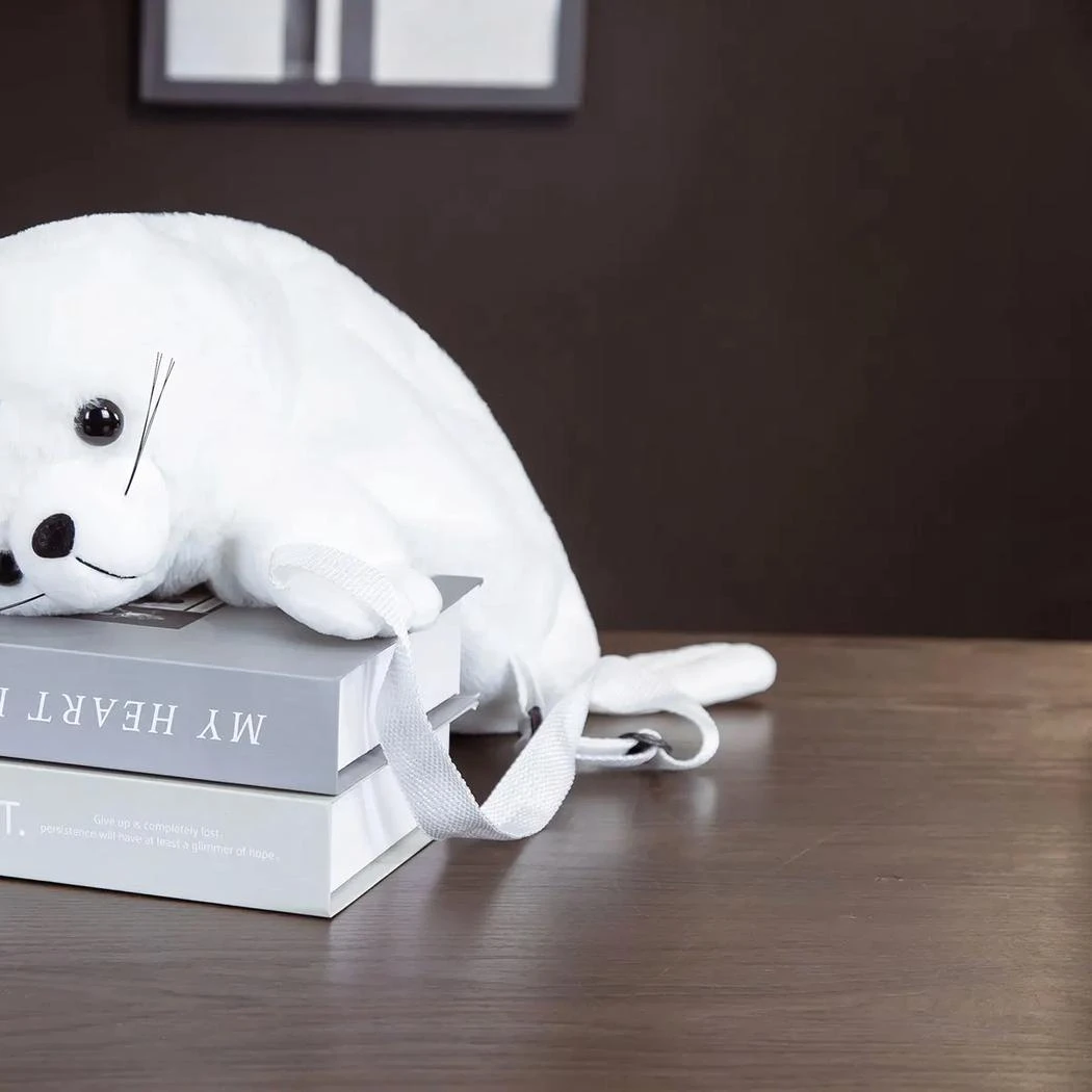 Sac à Dos Peluche Bébé Phoque Pour Enfant – Image 6