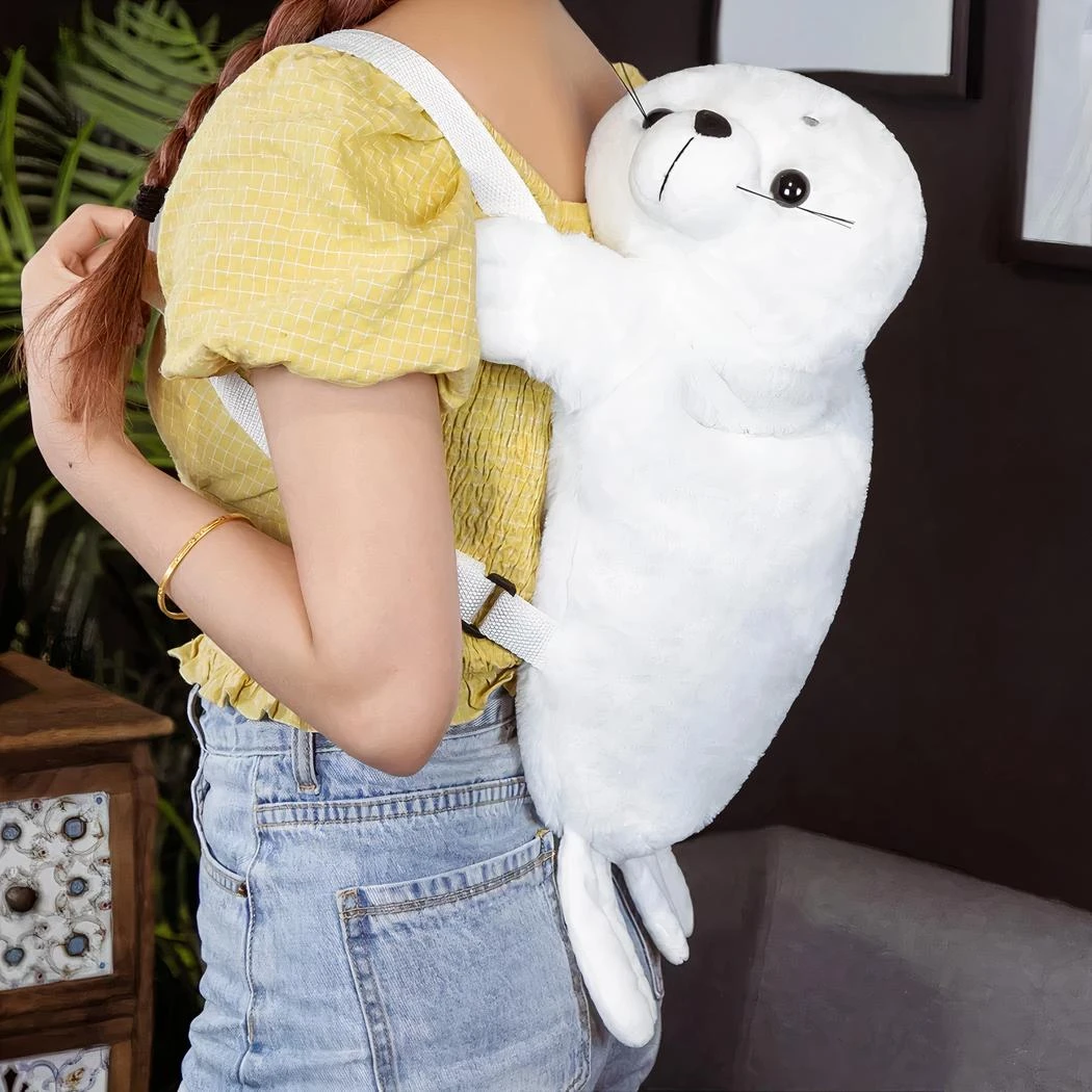 Sac à Dos Peluche Bébé Phoque Pour Enfant – Image 5