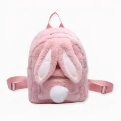Sac Ă Dos Peluche Oreilles De Lapin Pour Enfant